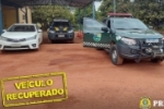 Em Guajará–Mirim/RO, PRF recupera dois veículos roubados em 1 dia