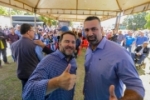 Presidente Alex Redano participa da assinatura da ordem de servi&ccedil;o do Tchau Poeira em Costa Marques