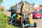 Prefeitura de Ariquemes promove gest&atilde;o dos res&iacute;duos verdes utilizando triturador de galhos