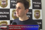 Elementos confessam homic&iacute;dio que teve como vitima idoso &ndash; Confira entrevista com Delegado Dr. &Iacute;caro Alex &ndash; V&iacute;deo