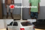  NO FLAGRA: Sevic do 8° DP prende dupla em Gol prata com TV furtada de residência
