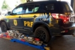PRF apreende quase 150 Kg de maconha no porta–mala de carro em Ji–Paraná