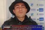 ARIQUEMES: Suspeito de roubar idosa de 61 anos &eacute; detido pela Pol&iacute;cia Militar &ndash; V&iacute;deo