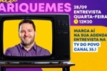 Hoje Quarta&ndash;feira (28) entrevista com candidato a Deputado Estadual  Alex Redano &ndash; Canal 35.1 &agrave;s 12:25hs.