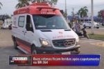 Ariquemes: Duas v&iacute;timas ficam feridas ap&oacute;s capotamento na BR 364 &ndash; V&iacute;deo