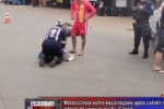 Motociclista sofre escoria&ccedil;&otilde;es ap&oacute;s colidir na lateral de ve&iacute;culo na Av Cana&atilde; em Ariquemes &ndash; V&iacute;deo