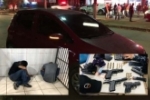 Ap&oacute;s intensa persegui&ccedil;&atilde;o For&ccedil;a T&aacute;tica prende dupla com tr&ecirc;s pistolas na capital