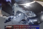 Condutor de ve&iacute;culo colide violentamente em poste de energia na Av: Candeias ap&oacute;s perder controle &ndash; V&iacute;deo