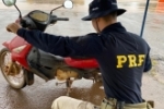 Em Porto Velho/RO, PRF recupera motoneta com registro de roubo/furto