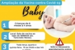 SEMSAU amplia vacina&ccedil;&atilde;o de beb&ecirc;s contra Covid&ndash;19 a partir de 06 meses a 04 anos