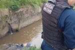  Populares encontram corpo de idoso ca&iacute;do em igarap&eacute;, no bairro Dom Bosco, em Ji&ndash;Paran&aacute;