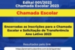 SEMED encerra inscri&ccedil;&otilde;es da Chamada Escolar para o ano letivo 2023 