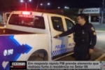 Em resposta r&aacute;pida PM prende elemento que realizou furto &agrave; resid&ecirc;ncia no Setor 06 &ndash; V&iacute;deo