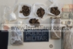 Trafico: Em Jaru, motociclista é preso com droga, após fugir e ser perseguido pela PM