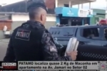 PATAMO localiza quase 2 Kg de Maconha em apartamento na Av Jamari no Setor 02 &ndash; V&iacute;deo