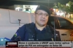 Menor &eacute; conduzida &agrave; UNISP ap&oacute;s tentar aplicar golpe do PIX em entregador no Setor 06 &ndash; V&iacute;deo