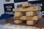 Mulher &eacute; presa com 5 quilos de drogas em resid&ecirc;ncia na zona sul da capital