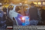 Elemento se passando por moto taxi &eacute; preso com mais de meio kg de droga no Setor 06 &ndash; V&iacute;deo