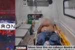 Idoso leva tiro na cabe&ccedil;a &ndash; Quatro elementos invadiram resid&ecirc;ncia no Distrito Bom Futuro &ndash; V&iacute;deo