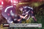 Colis&atilde;o frontal entre moto e bicicleta deixa feridos na RO 257