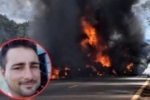Caminhoneiro jaruense morre carbonizado após colisão entre carretas no Mato Grosso