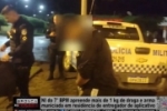 Entregador por aplicativo &eacute; preso em flagrante com droga &ndash; Mais de 1 kg de droga e arma foi apreendido pela PM de Ariquemes &ndash; V&iacute;deo