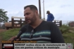 Fortes chuvas est&atilde;o causando transtornos afirma Baleado &ndash; SEMOSP realiza obras de manuten&ccedil;&atilde;o  em pontos cr&iacute;ticos &ndash; V&iacute;deo
