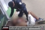 Ap&oacute;s briga entre usu&aacute;rios homem esfaqueado &eacute; socorrido pelo SAMU na Av JK &ndash; V&Iacute;DEO
