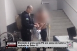 Elemento &eacute; preso pela PM em posse de bateria no Setor 11 &ndash; V&Iacute;DEO