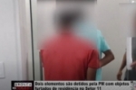 Dois elementos s&atilde;o detidos pela PM com objetos furtados de resid&ecirc;ncia no Setor 11 &ndash; V&iacute;deo