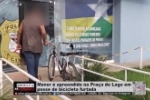 Menor &eacute; apreendido na Pra&ccedil;a do Lago em posse de bicicleta furtada