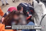 Motociclista fica gravemente ferido ap&oacute;s colis&atilde;o com ve&iacute;culo no Setor 02