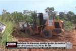 Prefeitura de Ariquemes substitui pontes de madeira por tubos armcos na LC 45 da BR 364