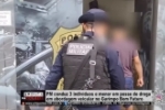 PM conduz 3 indiv&iacute;duos e menor em posse de droga em abordagem veicular no Garimpo Bom Futuro