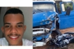 Jovem morre ap&oacute;s bater motocicleta em caminh&atilde;o na RO&ndash;481, em S&atilde;o Miguel do Guapor&eacute;