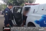 PM prende suspeito de estar comercializando drogas no Setor 2 &ndash; V&iacute;deo