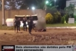 Ap&oacute;s persegui&ccedil;&atilde;o dois elementos s&atilde;o detidos pela PM em Ariquemes &ndash; V&iacute;deo