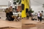 Agente de tr&acirc;nsito &eacute; brutalmente agredido por motorista na capital; outros servidores foram amea&ccedil;ados