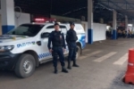 Policiamento e videomonitoramento refor&ccedil;am a seguran&ccedil;a na &aacute;rea do Terminal Rodovi&aacute;rio Provis&oacute;rio, em Porto Velho