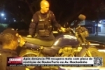 Ap&oacute;s den&uacute;ncia PM recupera moto com placa de restri&ccedil;&atilde;o de Roubo/ Furto na Av. Machadinho &ndash; V&Iacute;DEO