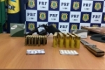 Em Ariquemes/RO, PRF apreende rev&oacute;lver e diversas muni&ccedil;&otilde;es