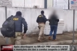 Ap&oacute;s abordagem na BR&ndash;364 PRF encontra, arma e muni&ccedil;&otilde;es em t&aacute;xi e conduz suspeito &agrave; UNISP &ndash; V&Iacute;DEO
