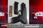 Em abordagem PM apreende 2 armas na LC&ndash;25 em Cacaul&acirc;ndia &ndash; V&iacute;deo