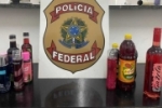 Traficante &eacute; presa com quase 8 quilos de drogas dilu&iacute;dos em l&iacute;quidos