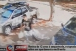 Menina de 12 anos &eacute; sequestrada e estuprada &ndash; V&iacute;deo mostra ped&oacute;filo carregando v&iacute;tima dentro de mala no DF