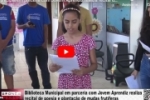 Biblioteca Municipal em parceria com projeto Jovem Aprendiz realiza recital de poesia e planta&ccedil;&atilde;o de mudas frutifiras &ndash; V&iacute;deos