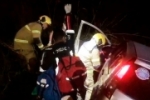 Ap&oacute;s morte de motociclista em trecho em obras, carro cai em ribanceira na BR&ndash;364