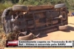 Caminhonete capota no Travess&atilde;o B&ndash;40 Sul &ndash; V&iacute;tima &eacute; socorrida pelo SAMU &ndash; V&iacute;deo
