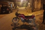 Pol&iacute;cia Militar recupera motocicleta furtada em resid&ecirc;ncia