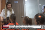 Alunos da escola Pedro Louback realizam visita &agrave; Prefeitura de Ariquemes &ndash; V&iacute;deo